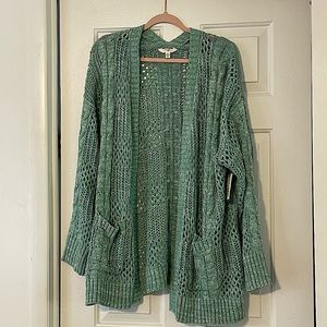Terra & Sky long sleeve open cardigan